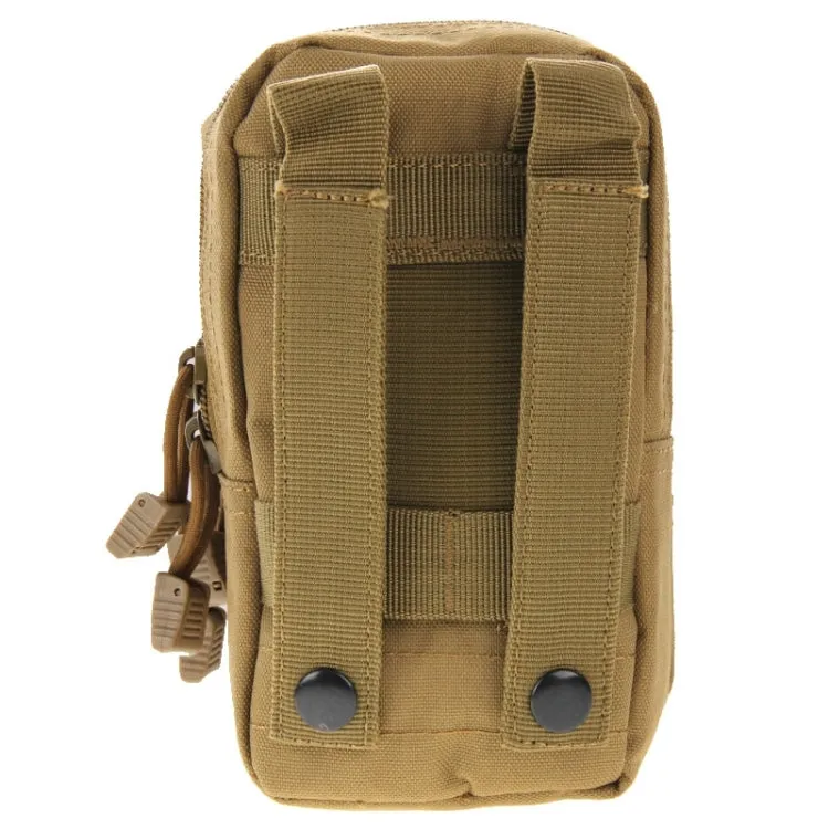 Multi-function High Density Strong Nylon Fabric Waist Bag / Camera Bag / Mobile Phone Bag, Size: 9.5 x 18.5 x 8cm (Khaki)