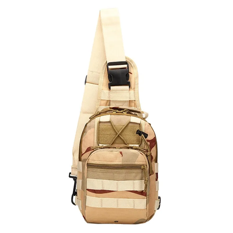 Outdoor Multipurpose Unisex 600D Militaryl Backpack Camping Hiking Hunting Camouflage Backpack Bag, Size: 30*22*5.0cm (Camouflage)