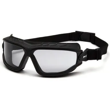 Pyramex Torser Safety Glasses Black Frame, H2MAX Anti-Fog  (12/box)