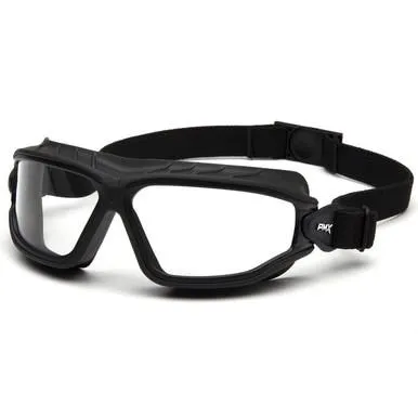 Pyramex Torser Safety Glasses Black Frame, H2MAX Anti-Fog  (12/box)