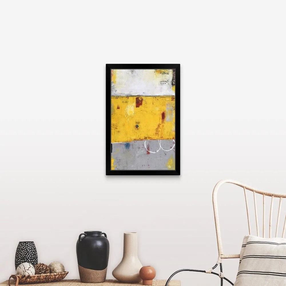 "Call Box" Black Framed Print