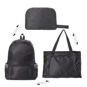 RH809 Outdoor Waterproof Folding Backpack(Black)