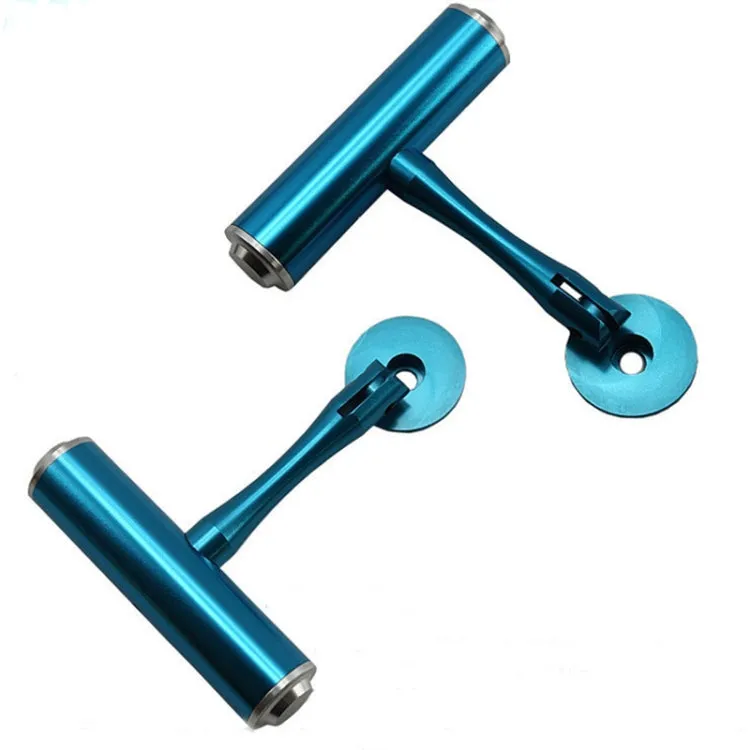 Road Bike T-Handle Mountain Bike Aluminum Alloy Extension Frame Lamp Clip Fixing Seat Extension Frame(Blue)