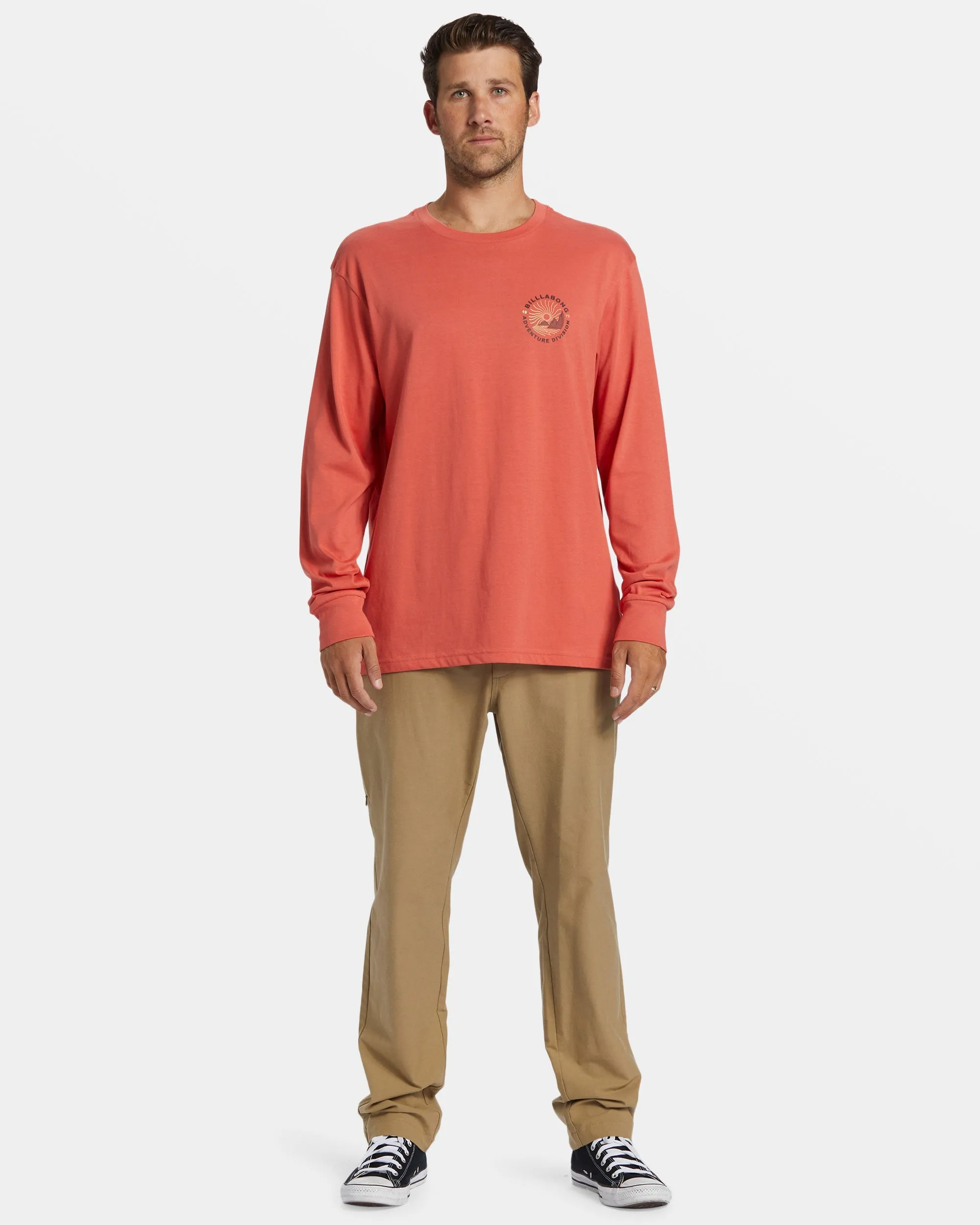 Rockies Long Sleeve T-shirt - Washed Red