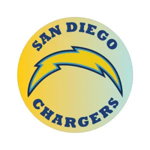 San Diego Chargers NFL Round Decal