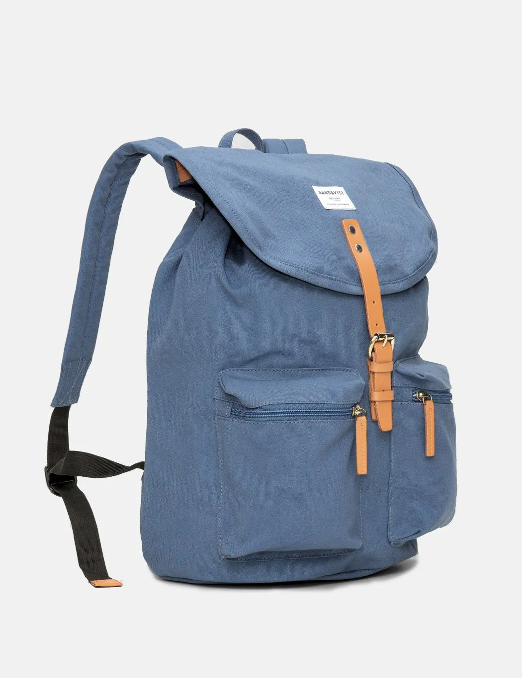 Sandqvist Roald Ground Backpack - Dusty Blue