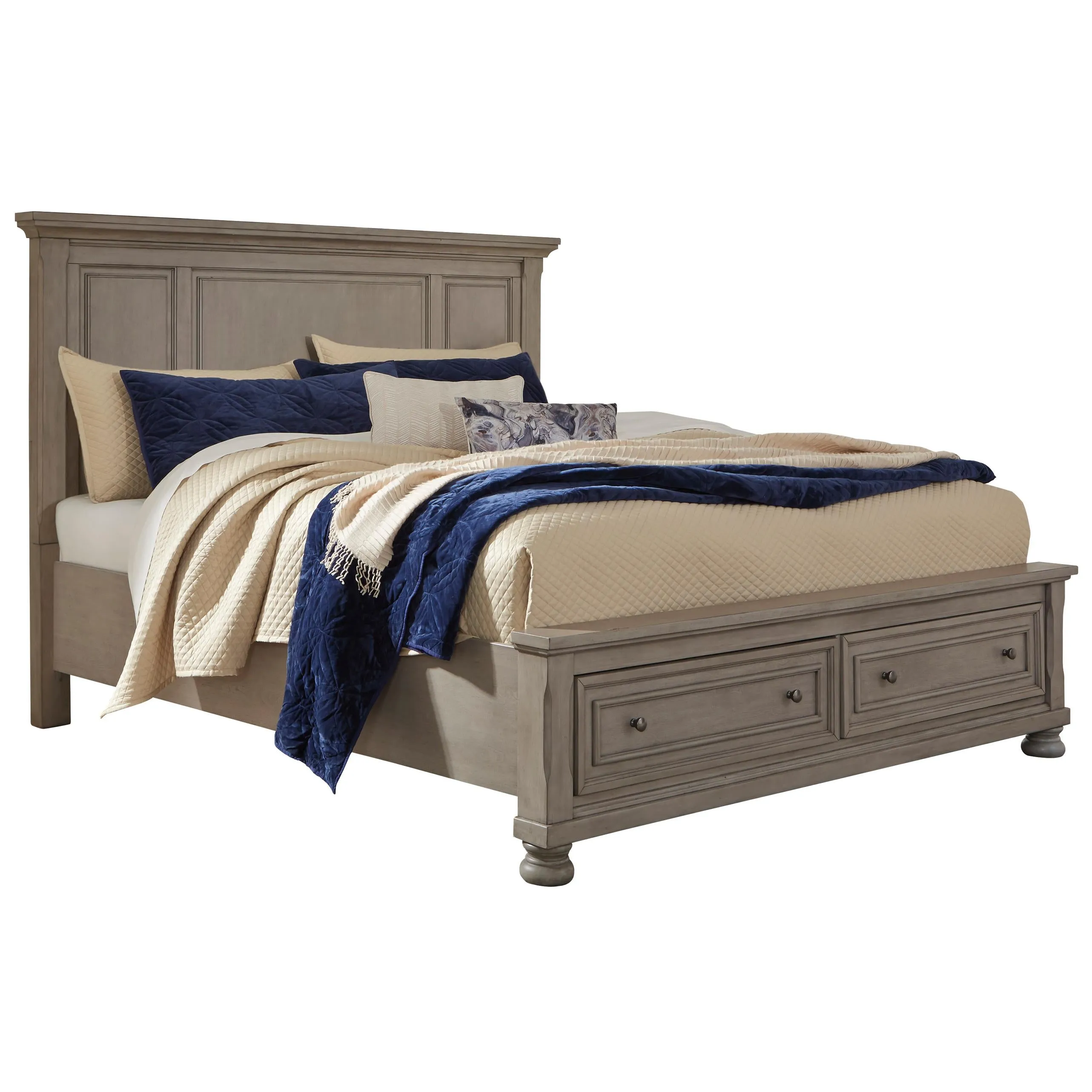 Signature Design by Ashley Lettner California King Panel Bed with Storage B733-58/B733-76/B733-95