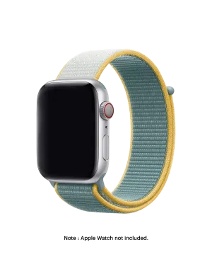 Teal Dual Colour Nylon Apple WatchBand (38/40/41mm)