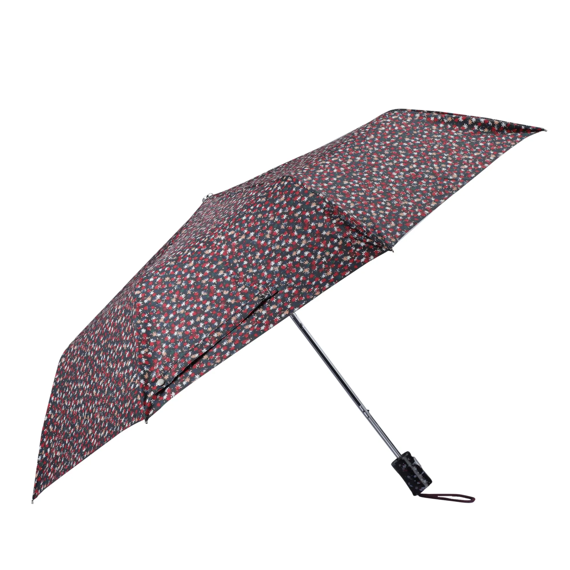 THE CLOWNFISH Umbrella Splash Series 3 Fold Auto Open Waterproof Water Repellent 190 T Immitation Nylon Double Coated Silver Lined Umbrellas For Men and Women (Maroon)