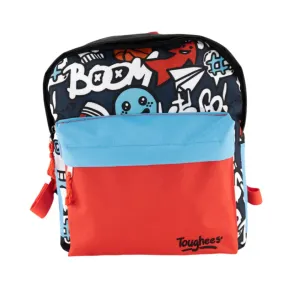 Toughees Kids Black/Red Backpack