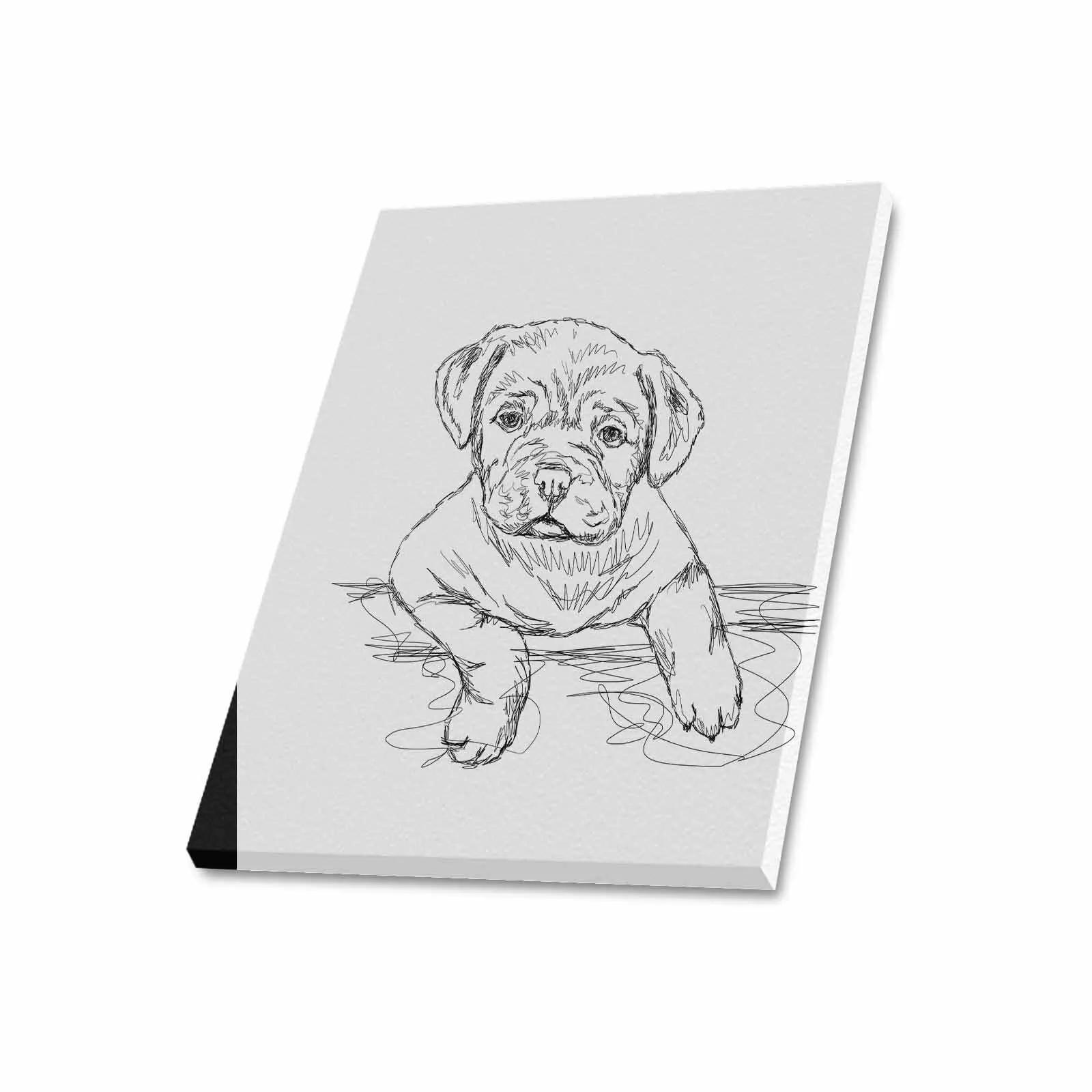 Uniquely You Wall Art / Cute Dog  Frame Canvas Print 20"x24"