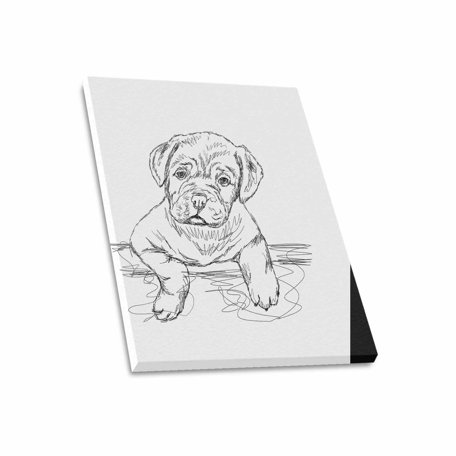 Uniquely You Wall Art / Cute Dog  Frame Canvas Print 20"x24"