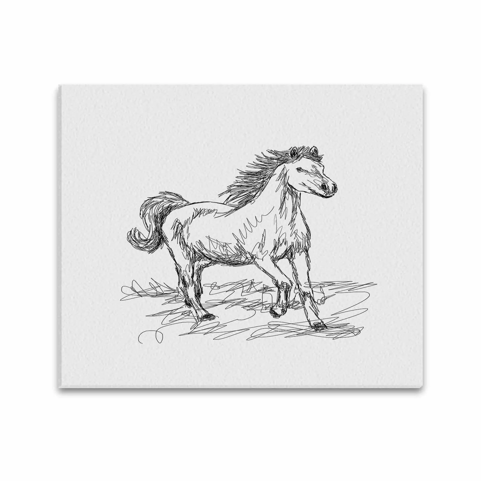 Uniquely You Wall Art / Horse  Frame Canvas Print 20"x24"