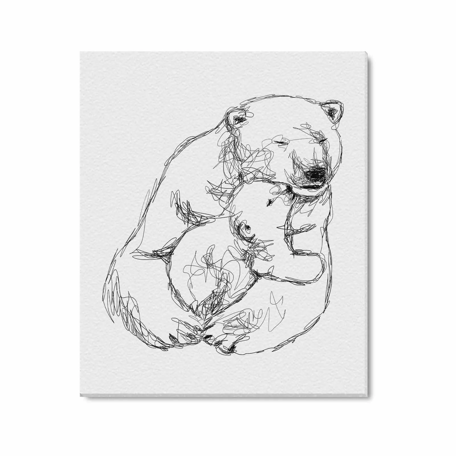 Uniquely You Wall Art / Mama Bear  Frame Canvas Print 20"x24"