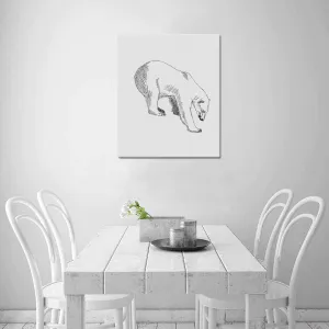 Uniquely You Wall Art / Polar Beer  Frame Canvas Print 20"x24"