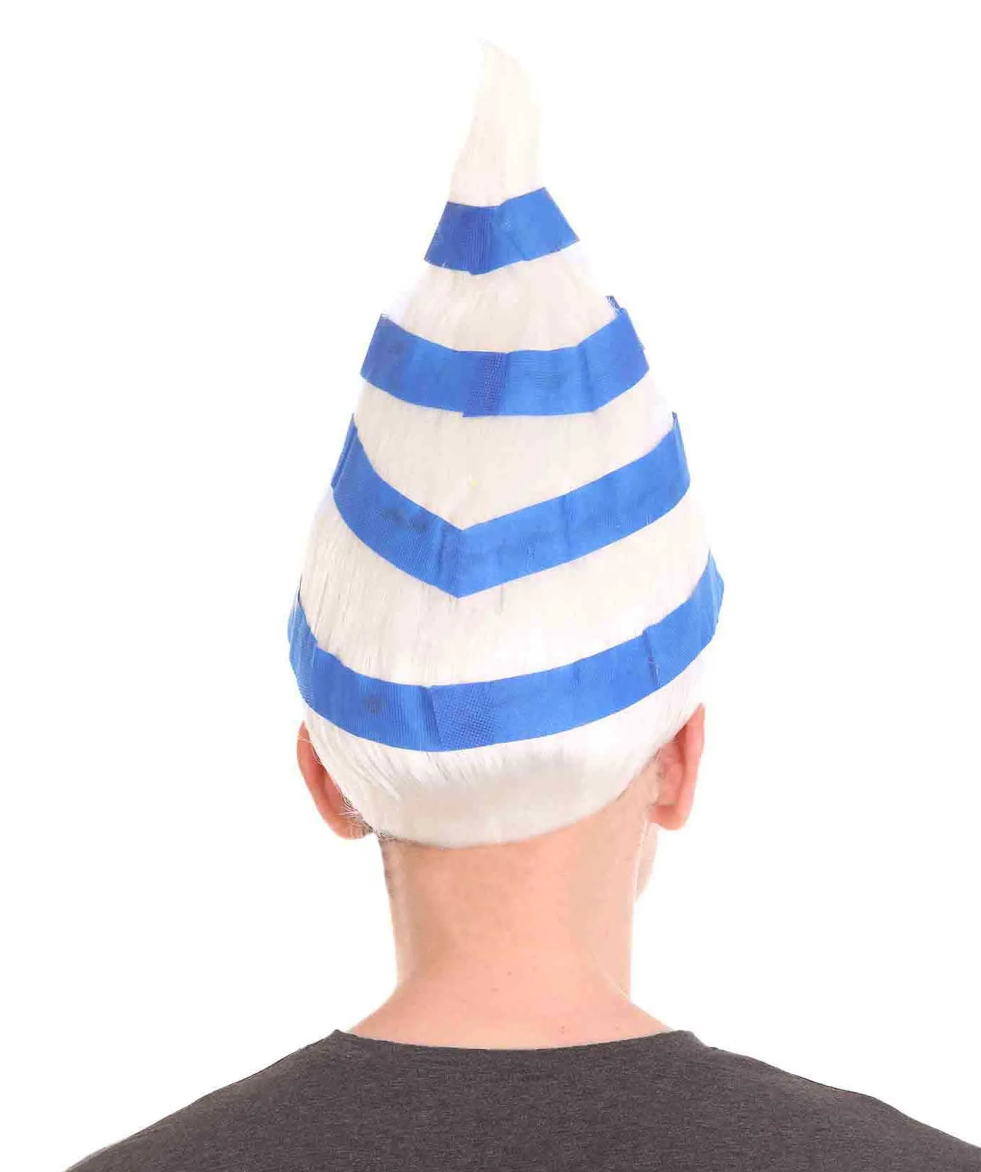 Uruguay Flag Sport Troll Wig | Blue White Latin Wig | Premium Breathable Capless Cap