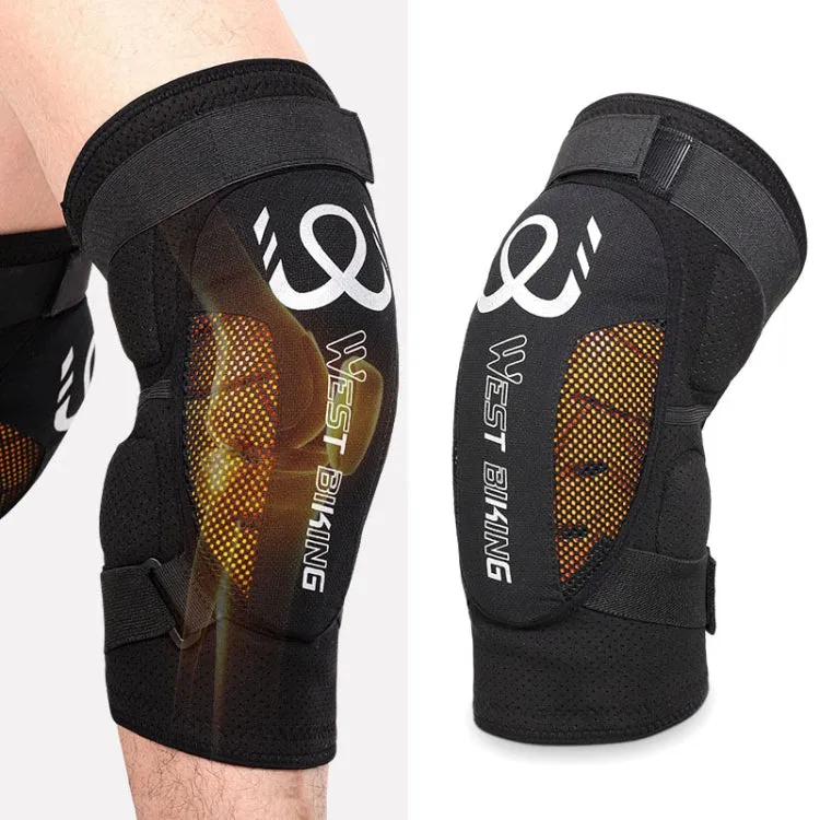 WEST BIKING YP1301056 Sports Knee Pads Cycling Running Non-Slip Knee Joint Covers, Style: Single Left