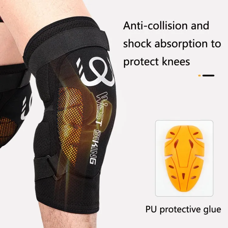 WEST BIKING YP1301056 Sports Knee Pads Cycling Running Non-Slip Knee Joint Covers, Style: Single Left