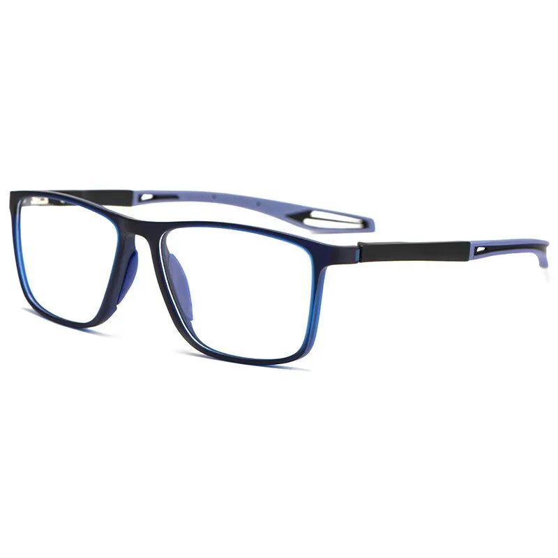 Yimaruili Unisex Full Rim Square Tr 90 Sports Eyeglasses TR1019R